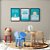 Kit 3 Quadros Decorativos Frases Para Bebê Azul Infantil Desenhos - Imagem 8