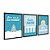 Kit 3 Quadros Decorativos Frases Para Bebê Azul Infantil Desenhos - Imagem 4