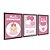 Kit 3 Quadros Decorativos Frases Para Bebê Rosa Balões Avental Infatil - Imagem 4