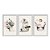 Kit 3 Quadros Decorativos Estátuas Gregas E Pop Art Preto E Branco Marrom - Imagem 1