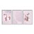 Kit 3 Quadros Decorativos Unicórnio Tocando Violino Fundo Rosa Infantil - Imagem 1
