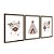 Kit 3 Quadros Decorativos Desenho de Nuvens Indiginas Infantil Bebê - Imagem 6
