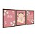 Kit 3 Quadros Decorativos Floral Menina Frases Para Bebê Fundo Rosa - Imagem 6