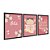 Kit 3 Quadros Decorativos Floral Menina Frases Para Bebê Fundo Rosa - Imagem 4