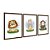 Kit 3 Quadros Decorativos Desenho Infantil Leão Girafa e Macaco - Imagem 6