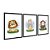 Kit 3 Quadros Decorativos Desenho Infantil Leão Girafa e Macaco - Imagem 4