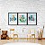 Kit 3 Quadros Decorativos Desenho Infantil Animais em veiculos Fundo Céu Azul - Imagem 10