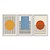Kit 3 Quadros Decorativos Formas Geométricas E listras Horizontais Pretas Abstrato Moderno - Imagem 1