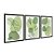 Kit 3 Quadros Decorativos Fomas Verdes Variadas E Plantas Abstrato Moderno - Imagem 4