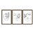 Kit 3 Quadros Decorativos Desenho Do Rosto De Uma Mulher Rosas Preto E Branco - Imagem 5
