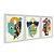 Kit 3 Quadros Decorativos Faces Estilizadas Cubismo Coloriso - Imagem 2