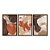 Kit 3 Quadros Decorativos Efeito Pintura Manchas de Tintas Boho Abstrato - Imagem 5