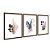 Kit 3 Quadros Decorativos Folhas E Flores Em Um Vaso Minimalista - Imagem 6