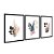 Kit 3 Quadros Decorativos Folhas E Flores Em Um Vaso Minimalista - Imagem 4