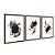 Kit 3 Quadros Decorativos Manchas de Tintas Abstratas Preto Bege Dourado - Imagem 6