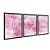 Kit 3 Quadros Decorativos Coração Símbolo Infinito Fundo Rosa Frase Religiosa - Imagem 4