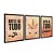 Kit 3 Quadros Decorativos Unicórnio Fundo Laranja Frase Religiosa - Imagem 4