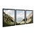 Kit 3 Quadros Decorativos Fotografia Colina Com Montanha Ao Fundo - Imagem 4