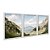 Kit 3 Quadros Decorativos Fotografia Colina Com Montanha Ao Fundo - Imagem 2