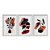 Kit 3 Quadros Decorativos Boho Formas Coloridas Plantas Pretas e Brancas - Imagem 1