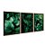 Kit 3 Quadros Decorativos Plantas Verde Com Folhas Grandes Natureza - Imagem 6