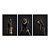 Kit 3 Quadros Decorativos Mãos Segurando Joias De Ouro - Imagem 3
