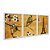Kit 3 Quadros Decorativos Pássaro Em Um Galho Com Flores Torre Eiffel - Imagem 2