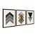 Kit 3 Quadros Decorativos Formas Sobrepostas Texturizadas Fundo Branco Moderno - Imagem 6