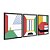 Kit 3 Quadros Decorativos Desenho Interior Salas Minimalista Colorido Moderno - Imagem 4