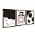 Kit 3 Quadros Decorativos Desenhos Mulher Preto E Branco Máquina Fotográfica Abstrato - Imagem 6