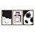 Kit 3 Quadros Decorativos Desenhos Mulher Preto E Branco Máquina Fotográfica Abstrato - Imagem 5