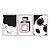 Kit 3 Quadros Decorativos Desenhos Mulher Preto E Branco Máquina Fotográfica Abstrato - Imagem 1