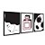 Kit 3 Quadros Decorativos Desenhos Mulher Preto E Branco Máquina Fotográfica Abstrato - Imagem 3