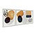 Kit 3 Quadros Decorativos Formas de Tinta Efeito Pintua Amarelo Fundo Cinza - Imagem 2