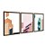 Kit 3 Quadros Decorativos Arquitetura Abstrata Prédios Janelas Verde Laranja Rosa - Imagem 6