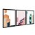 Kit 3 Quadros Decorativos Arquitetura Abstrata Prédios Janelas Verde Laranja Rosa - Imagem 4