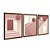 Kit 3 Quadros Decorativos Arquitetura Abstrata Portas Escadas Rosa - Imagem 6