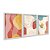 Kit 3 Quadros Decorativos Desenhos Abstratos Frutas Flores Colorido - Imagem 2
