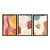 Kit 3 Quadros Decorativos Desenhos Abstratos Frutas Flores Colorido - Imagem 5