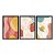 Kit 3 Quadros Decorativos Desenhos Abstratos Frutas Flores Colorido - Imagem 3