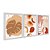 Kit 3 Quadros Decorativos Folhas E Frutras Abstrato Boho - Imagem 2