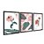 Kit 3 Quadros Decorativos Flores Folhas Cogumelos Natureza Abstrato Rosa e Vermelho - Imagem 4