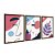Kit 3 Quadros Decorativos Rosto Abstrato Natureza Colorido Fundo Bege - Imagem 6