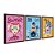 Kit 3 Quadros Decorativos Desenhos Pessoas Abstrataas Rosa Azul Amarelo - Imagem 6