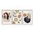 Kit 3 Quadros Decorativos Mulher Kiwis Formas Abstratas Fundo Bege - Imagem 1
