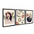 Kit 3 Quadros Decorativos Mulher Kiwis Formas Abstratas Fundo Bege - Imagem 4