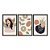 Kit 3 Quadros Decorativos Mulher Kiwis Formas Abstratas Fundo Bege - Imagem 3