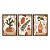 Kit 3 Quadros Decorativos Cacto Plantas Vaso Garrafa Manchas Vermelhas Abstrato - Imagem 5