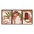 Kit 3 Quadros Decorativos Laranjas Mulher Vasos Boho Abstrato Minimalista - Imagem 5