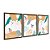 Kit 3 Quadros Decorativos Ondas Amarelas Frutas Listras Plantas Abstrato - Imagem 6